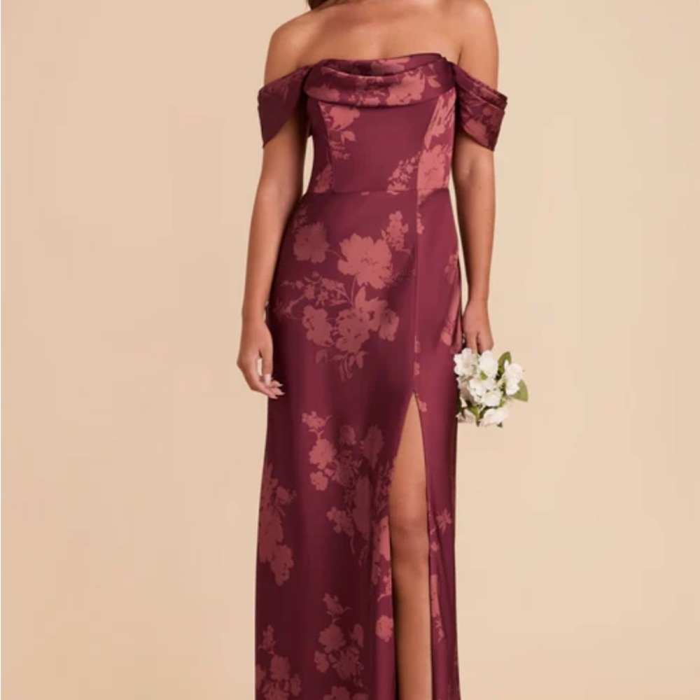 Birdy Grey Sangria Whimsical Blooms Convertible Dress